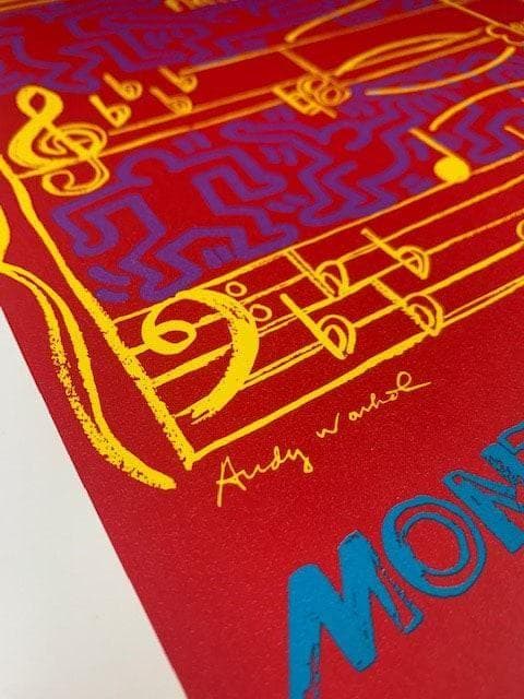 額装品/Montreux Jazz/キース へリング/インテリア/アート/特別品