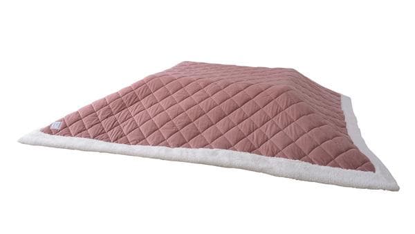 おしゃれ ふかふか かわいい 暖かい 長方形 こたつ布団 サーモンピンク