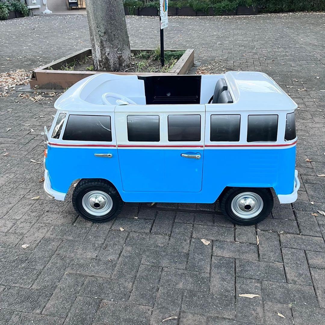 超希少✨️ ワーゲンバス 電動ラジコン 子供2人乗り 体重40kgまで可能