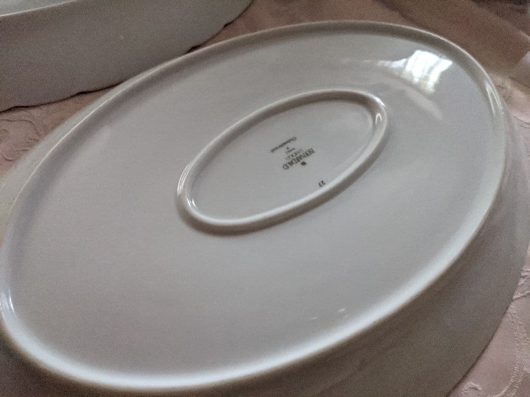 ベルナルド　未使用２ピース　オーバルプレート