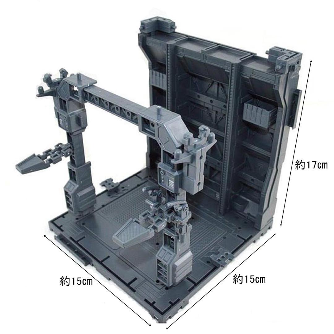 ガンプラ ジオラマ ベース (A+B+F+Gセット) 格納庫 基地