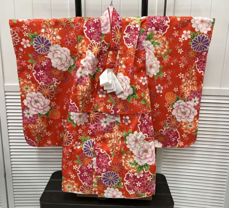 (6507)　♥ 七五三 三歳 女の子 ♥ 被布セット ♥