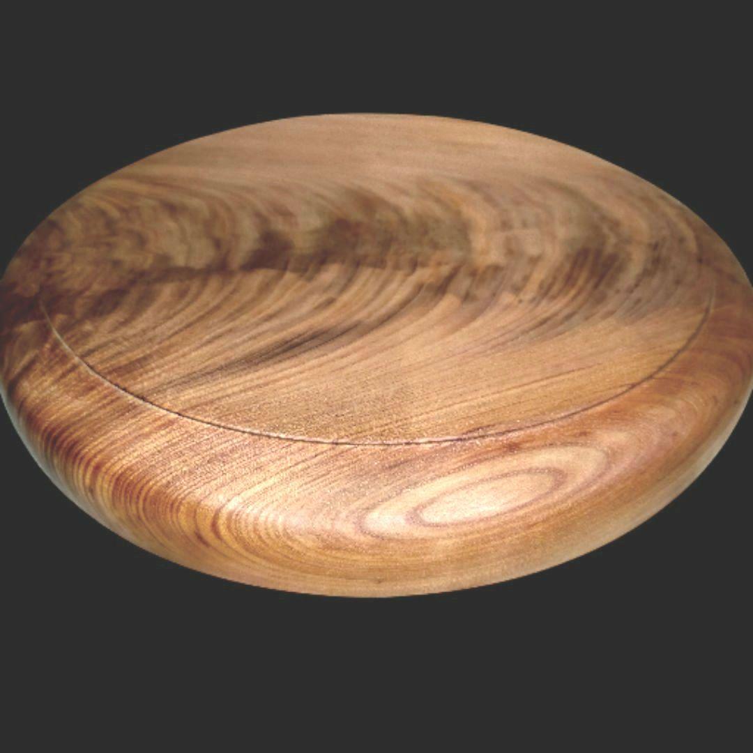 【未使用品】木目が美しい■木地茶櫃■