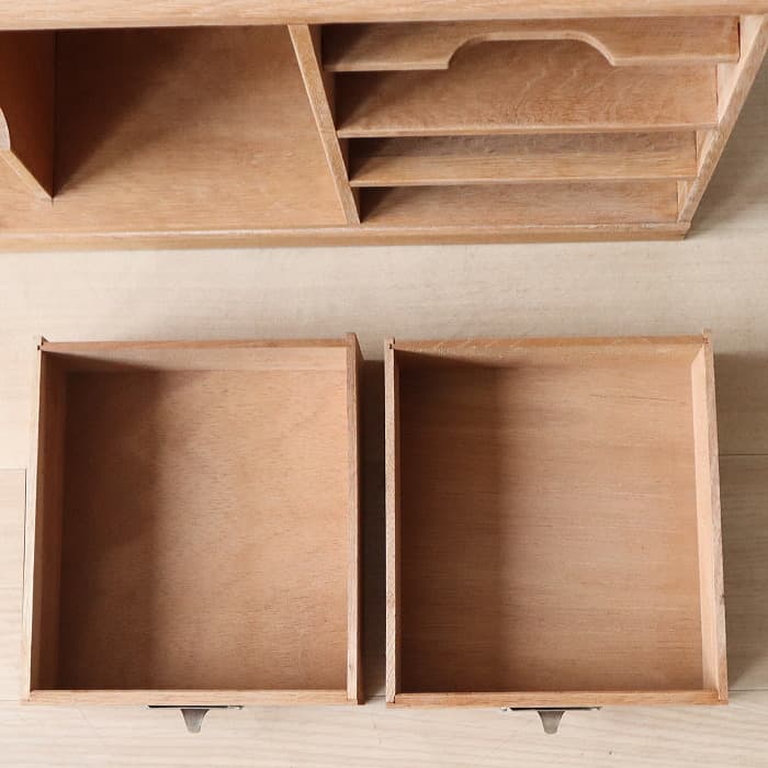 アンティーク 本棚 書棚 無塗装 ナラ材 古家具 昭和レトロ