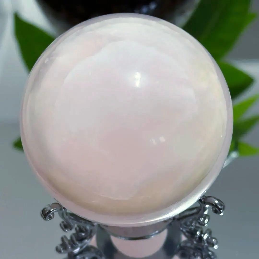 激レア 高品質 ピンクカルサイト スフィア 5.9cm 可愛い 癒し天然石