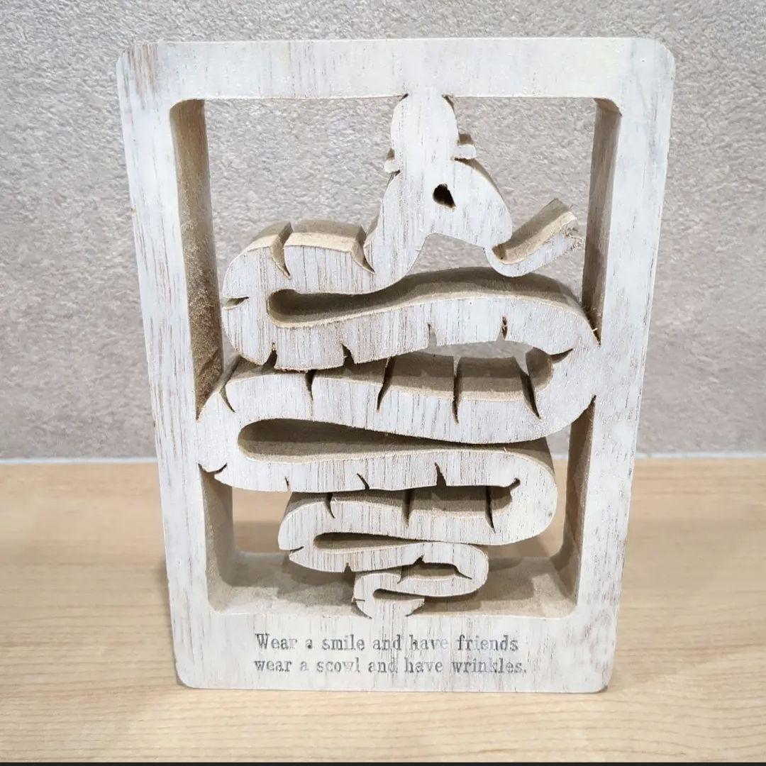 【完全 非売品　限定品】ALDIES ロゴ 　ブランドモチーフ　木彫り 置物