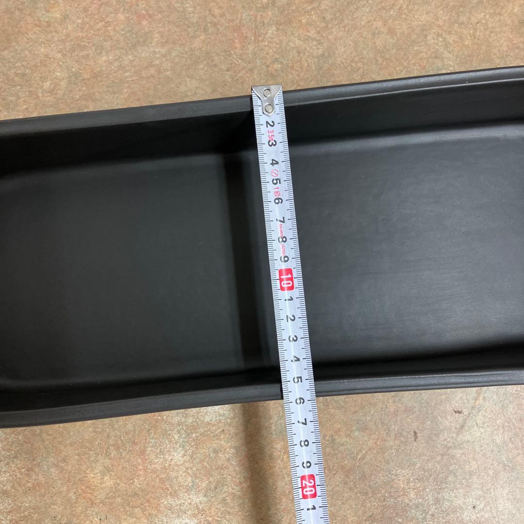 信楽焼楕円形花器水盤黒 - メルカリ