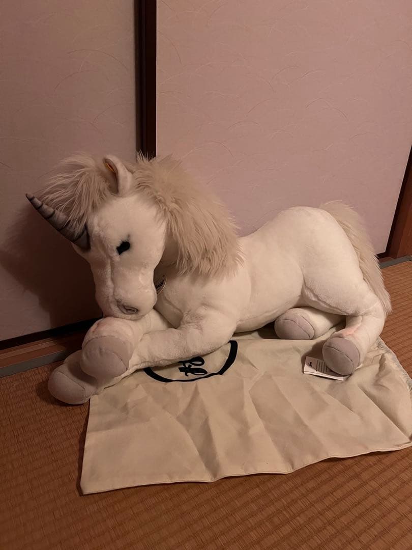 未使用】 シュタイフ ユニコーン スターリー ぬいぐるみ 特大 - メルカリ