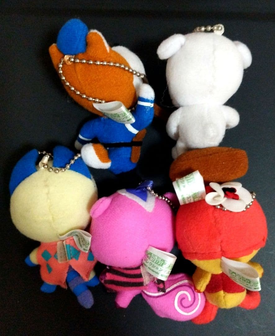 超〜激レア‼️どうぶつの森コレクション　マスコットキーチェーン5体セット レトロ