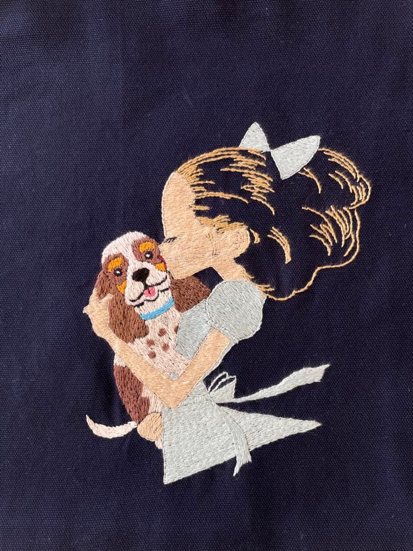 入園入学グッズ2点セット《コッパースパニエルと女の子》