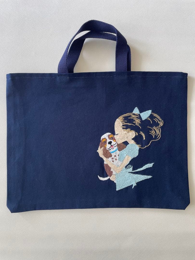 入園入学グッズ2点セット《コッパースパニエルと女の子》