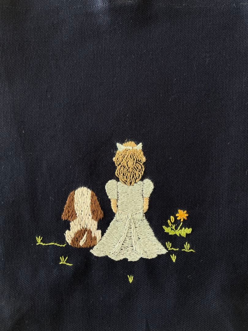 入園入学グッズ2点セット《コッパースパニエルと女の子》