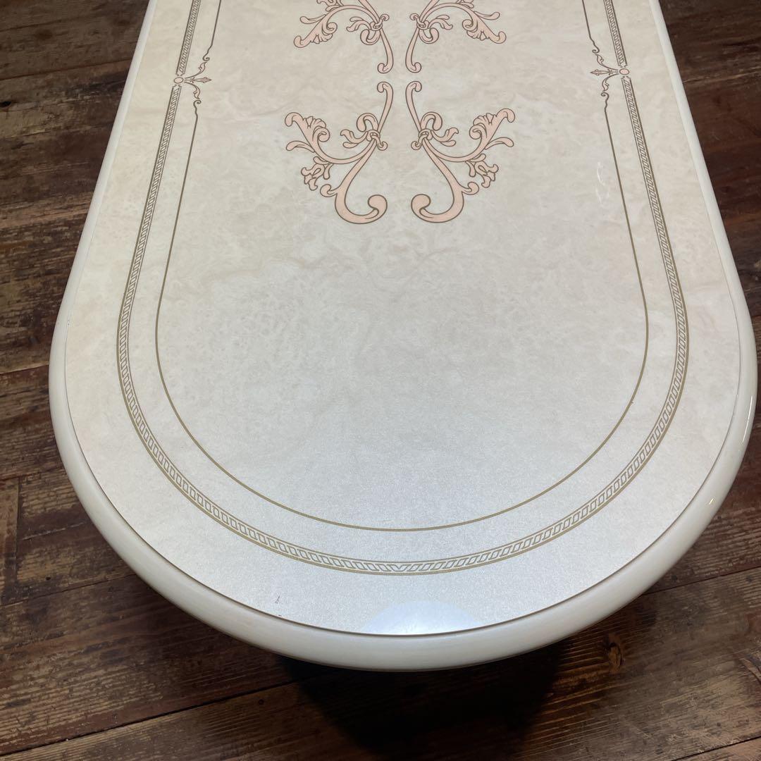 サルタレッリ　フローレンスシリーズ　アイボリー　ダイニングテーブル　120cm