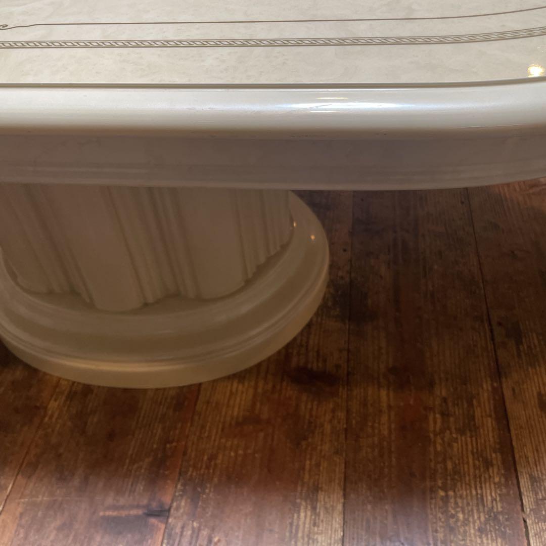 サルタレッリ　フローレンスシリーズ　アイボリー　ダイニングテーブル　120cm