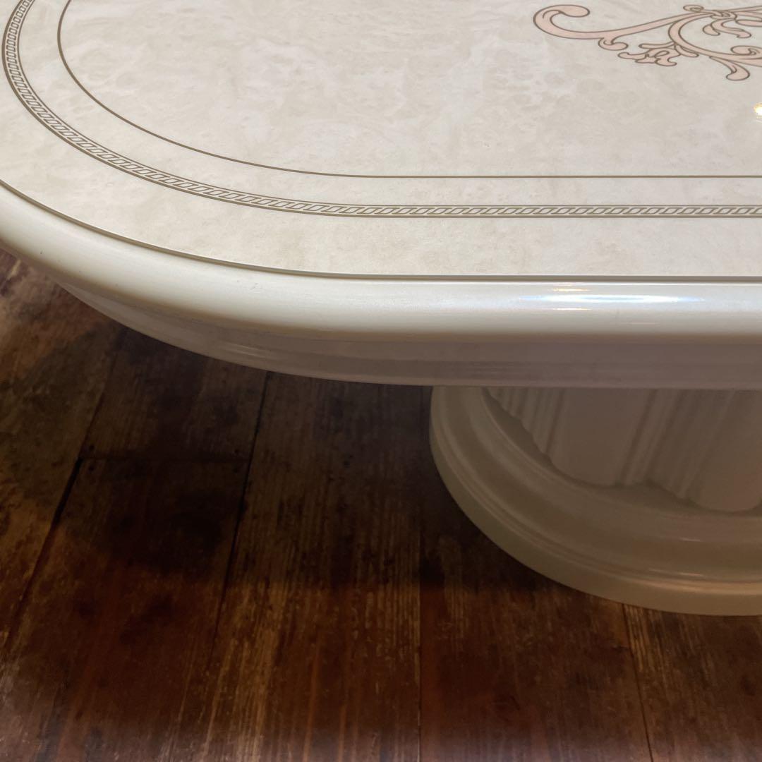 サルタレッリ　フローレンスシリーズ　アイボリー　ダイニングテーブル　120cm