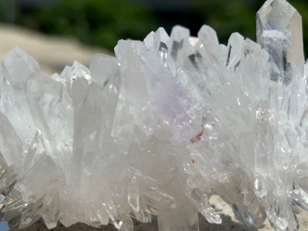 【強力浄化】ヒマラヤ水晶クラスター両面⭐️アメジスト共生 ⭐️R50