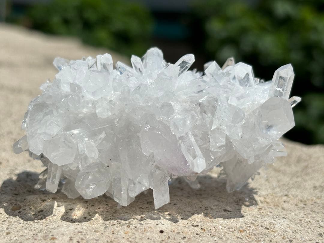 【強力浄化】ヒマラヤ水晶クラスター両面⭐️アメジスト共生 ⭐️R50