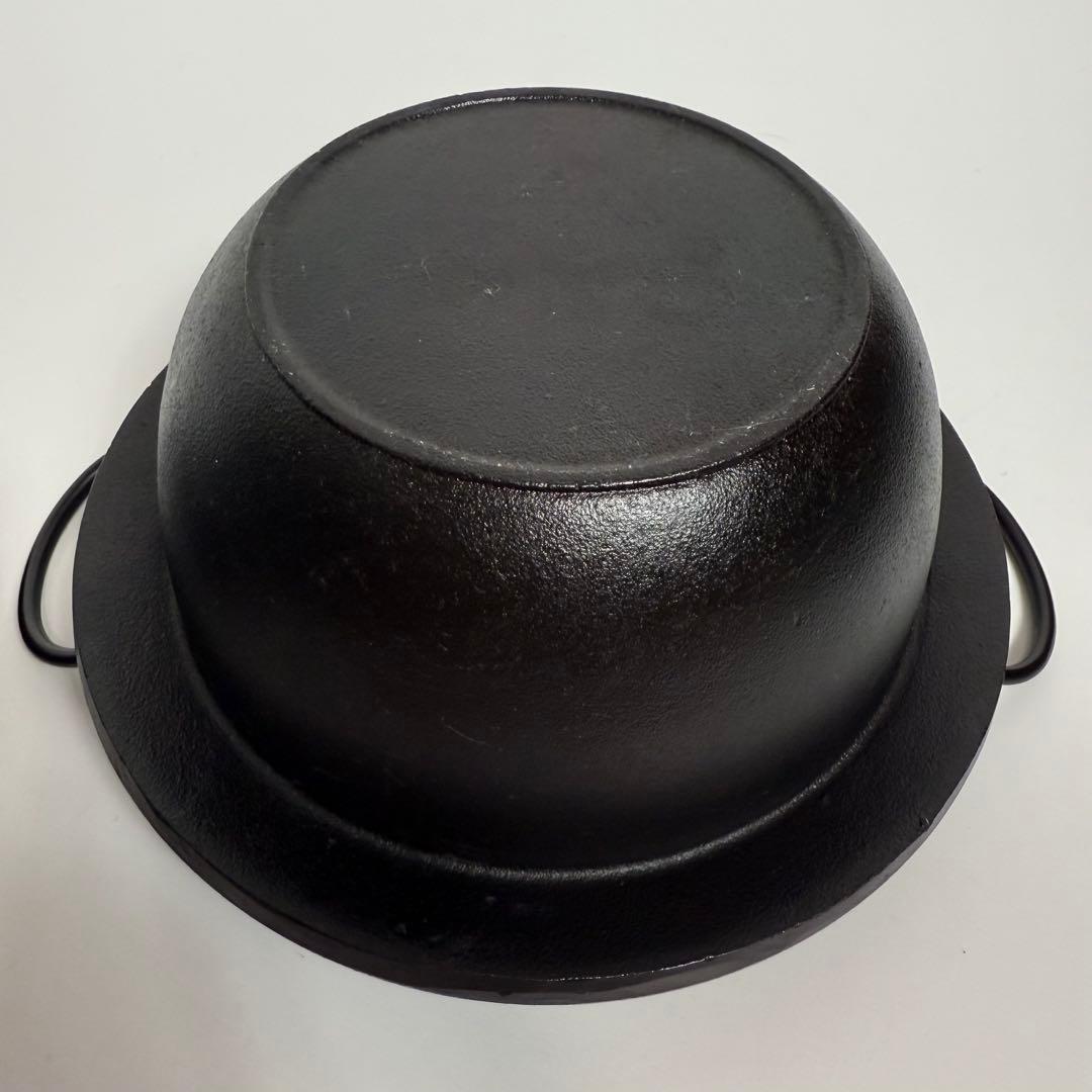 未使用品　南部鐵器の岩鋳　ご飯鍋　3合炊