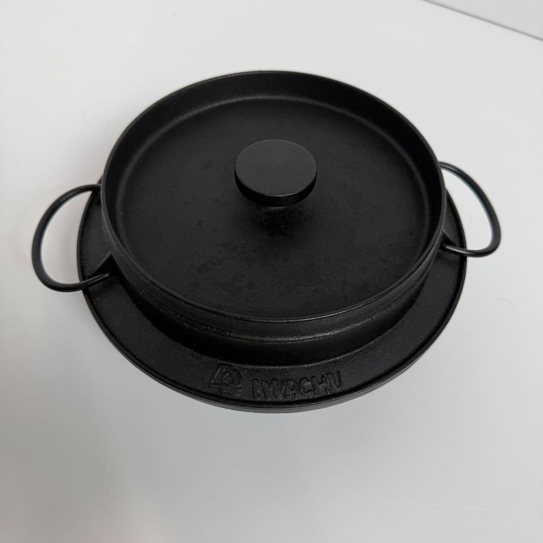 未使用品　南部鐵器の岩鋳　ご飯鍋　3合炊