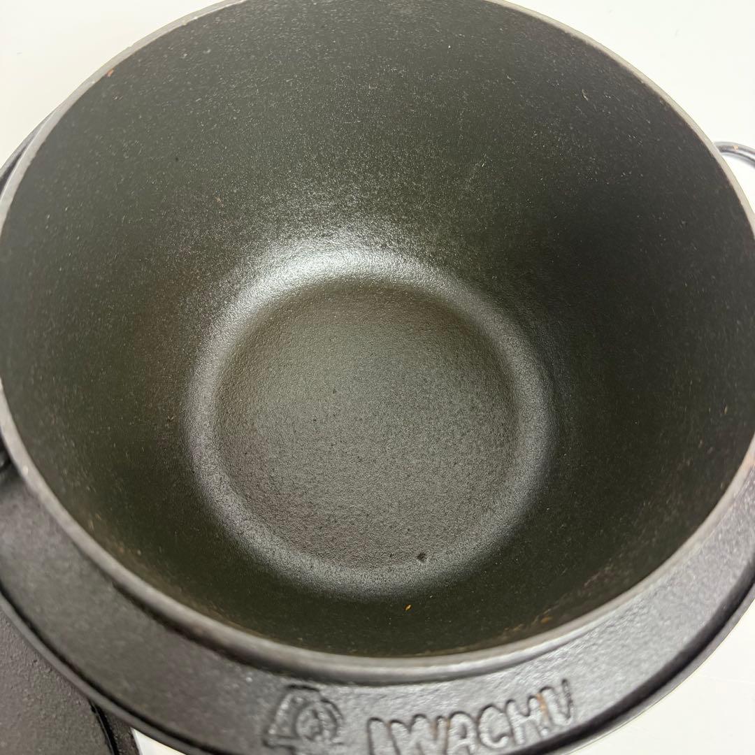 未使用品　南部鐵器の岩鋳　ご飯鍋　3合炊