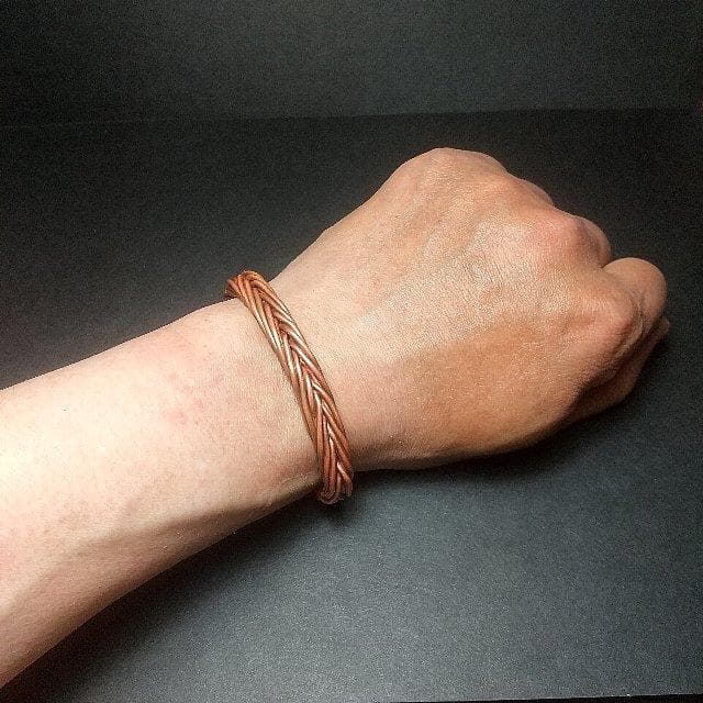 銅 バングル Viking warrior solid 17.3cm