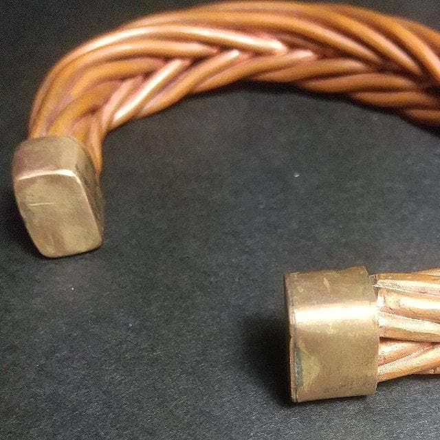 銅 バングル Viking warrior solid 17.3cm