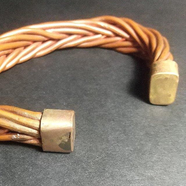 銅 バングル Viking warrior solid 17.3cm