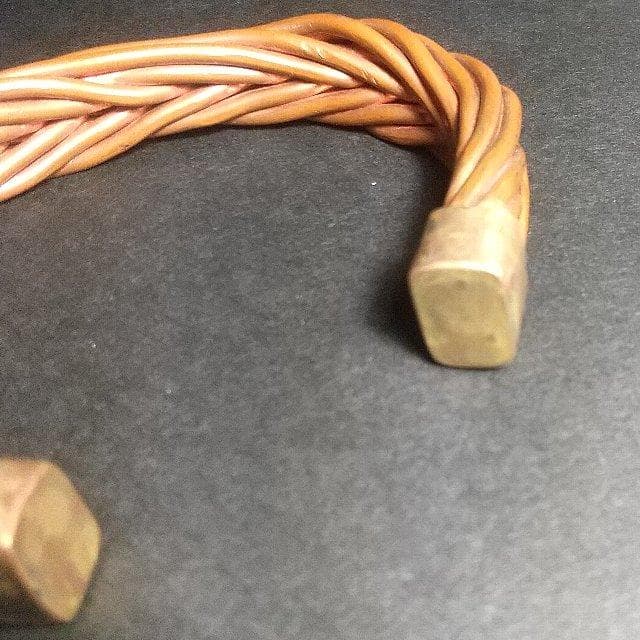 銅 バングル Viking warrior solid 17.3cm