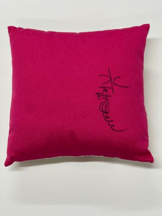 水森亜土さんのサイン入りミニクッション２点セット