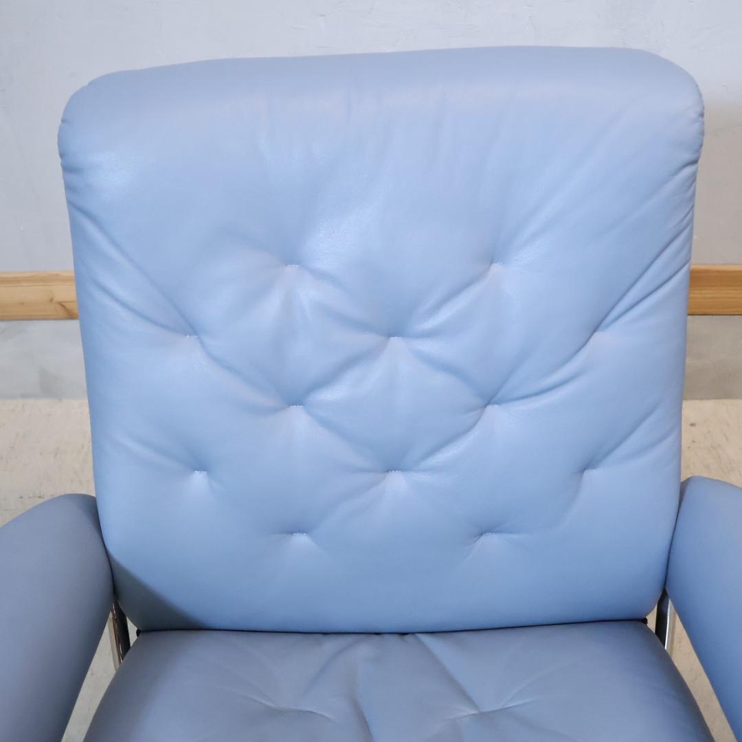 エコーネス 本革 Metro オフィスチェア ストレスレスチェア リクライニング