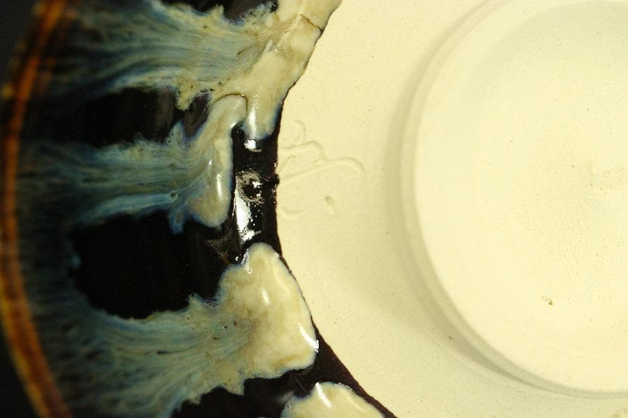 茶道具 高取 数茶碗 神谷新吾 共箱(A893)