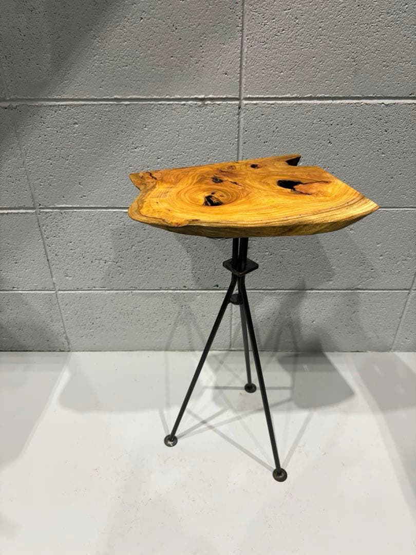 欅サイドテーブル　コーヒーテーブル　ナイトテーブル　観葉植物置き台