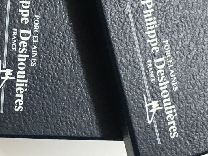 ヴィンテージ フランス製 ケーキ皿 6枚セット 手書き葡萄柄