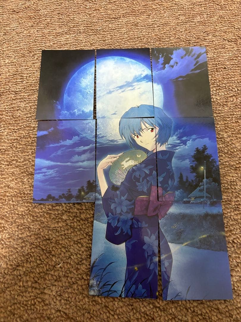 カードダスマスターズ　エヴァンゲリオン　パズルカード+sp2枚