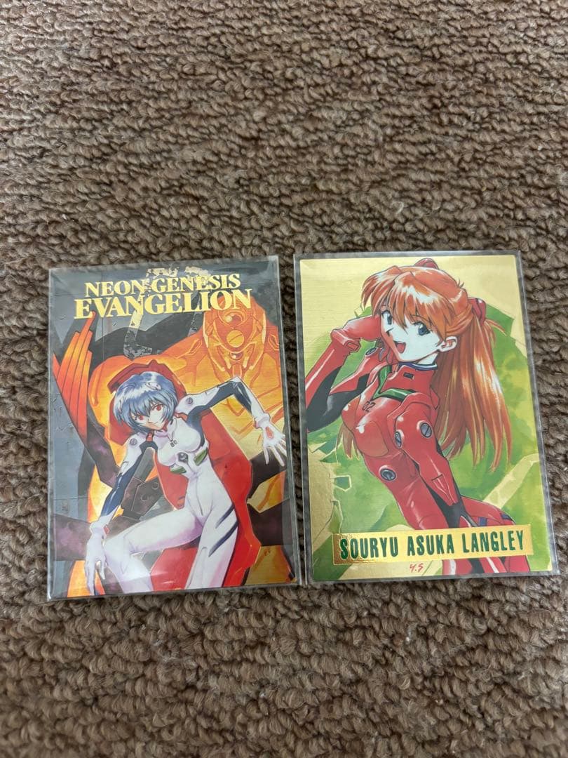 カードダスマスターズ　エヴァンゲリオン　パズルカード+sp2枚