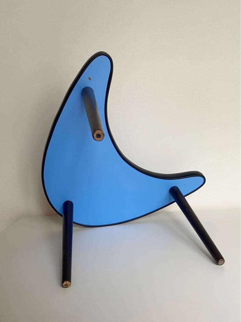 ビンテージ アンティーク 60s 70s サイドテーブル 青 ミッドセンチュリー