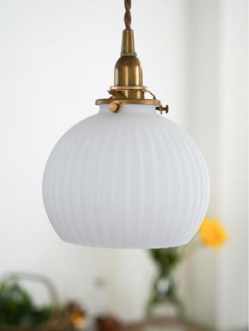 ヴィンテージ風ペンダントライト ホワイト