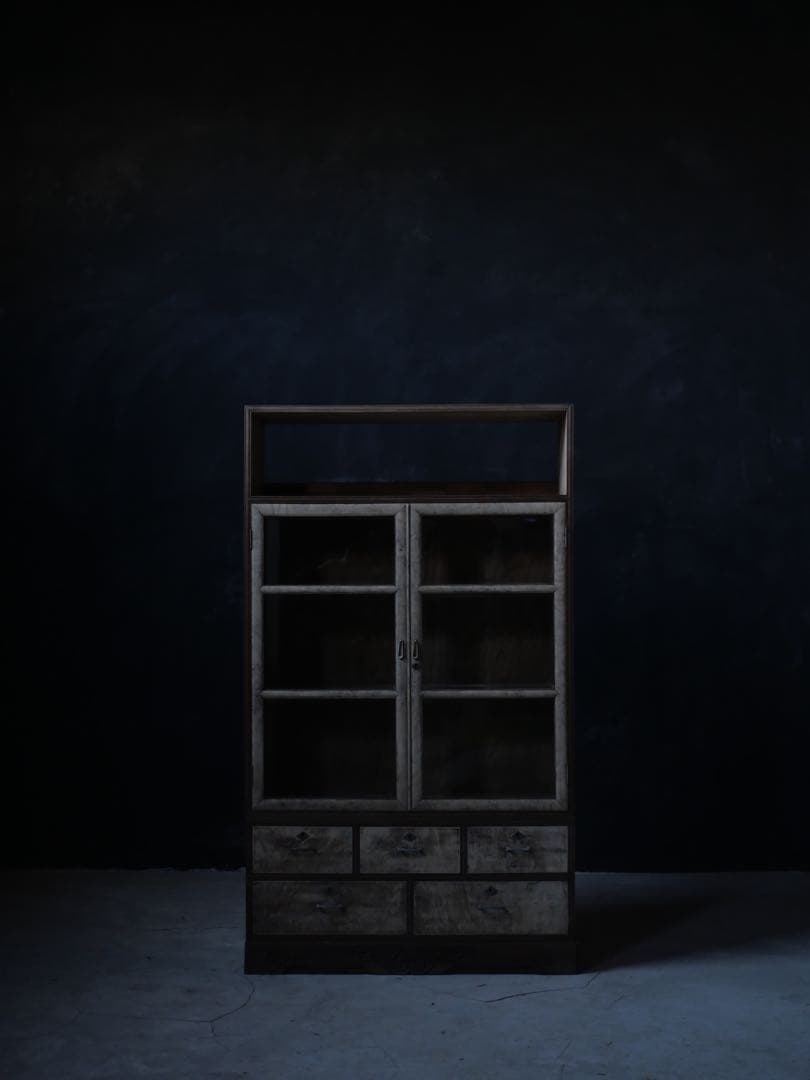 食器棚　収納棚　棚　本棚　木箱　収納　古家具　古道具　アンティーク　昭和レトロ