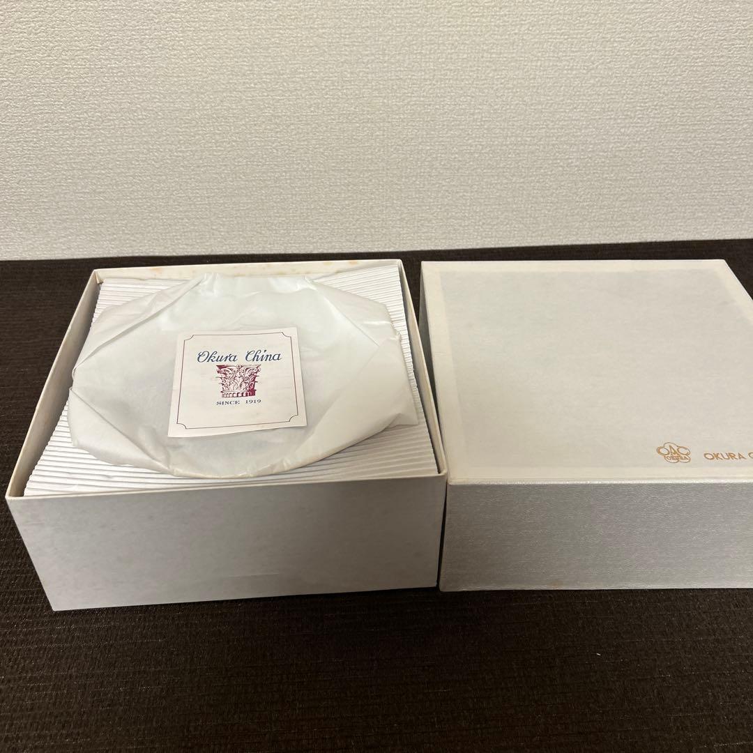 大倉陶園　ブルーローズ　デザートプレート　19.5cm 新品未使用