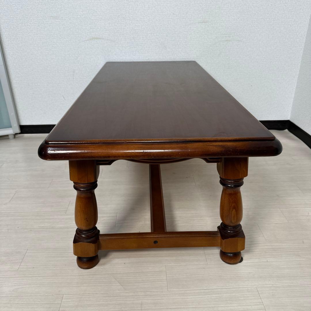 カリモク コロニアル ローテーブル リビングテーブル センターテーブル i4※