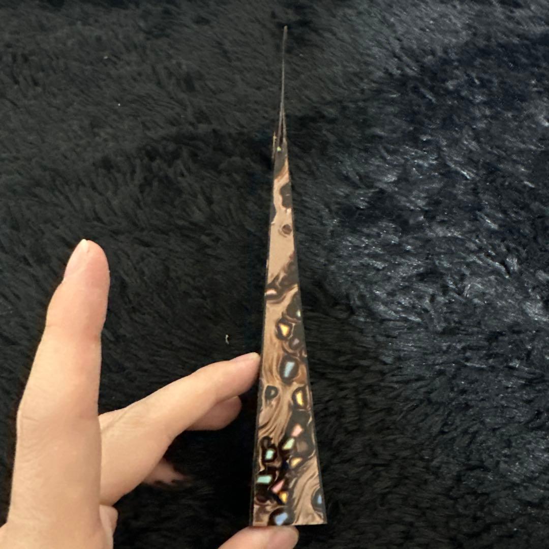 高級! 三味線 撥 バチ 天然素材 雅楽 和楽器 細密細工 伝統工芸 弦楽器