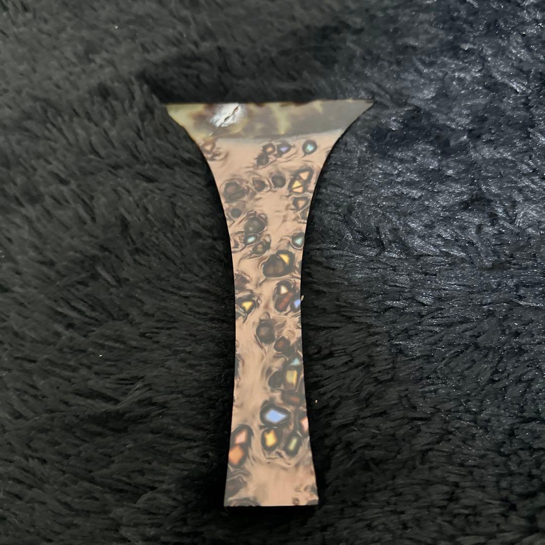 高級! 三味線 撥 バチ 天然素材 雅楽 和楽器 細密細工 伝統工芸 弦楽器