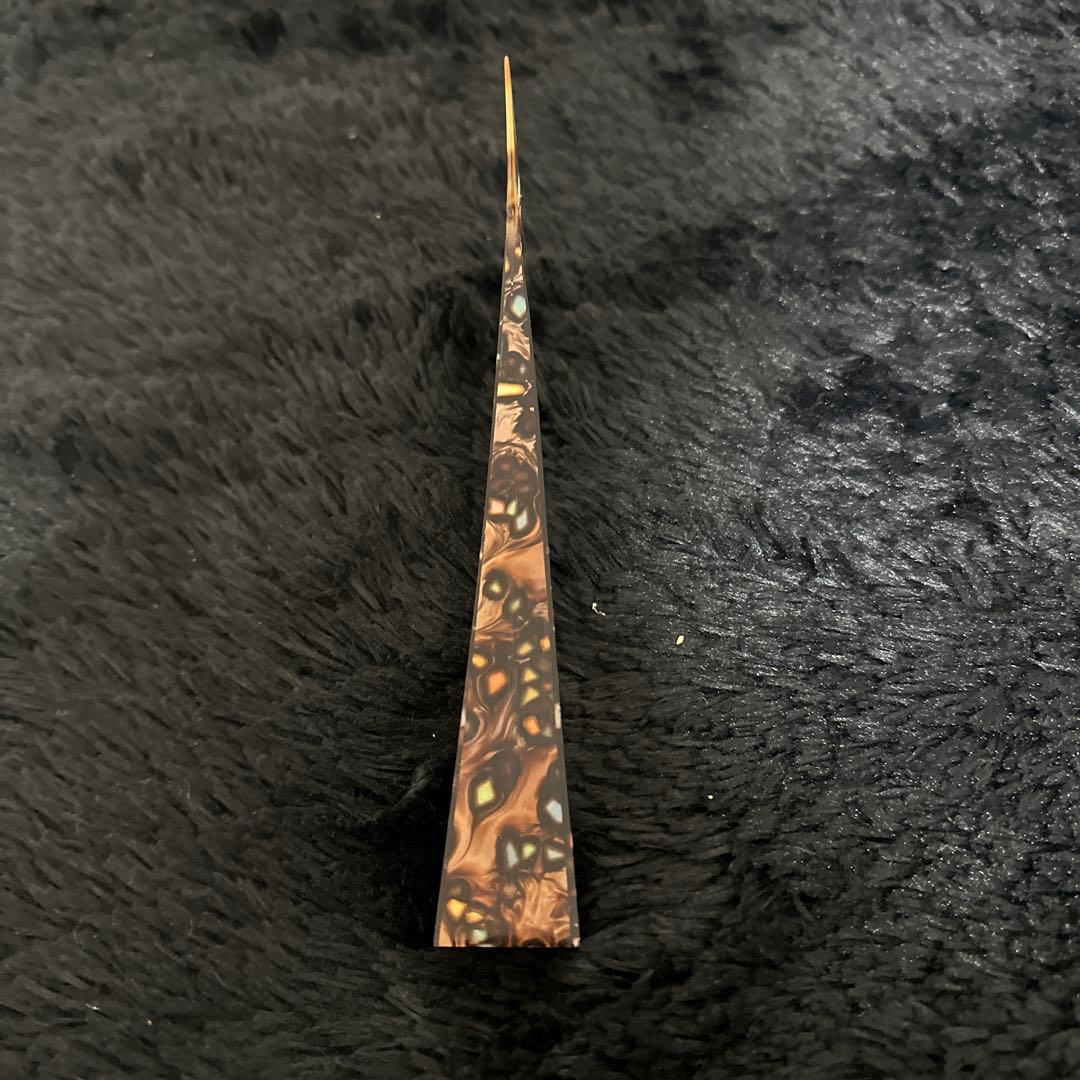 高級! 三味線 撥 バチ 天然素材 雅楽 和楽器 細密細工 伝統工芸 弦楽器