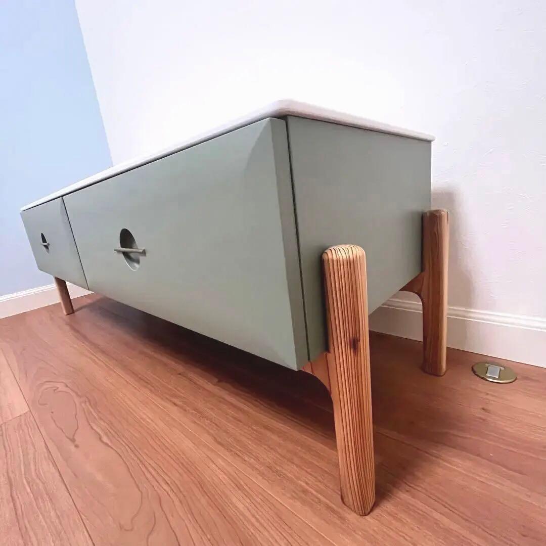 新品 一点物　モダン 木製テレビボード　ハンドメイド　テレビ台