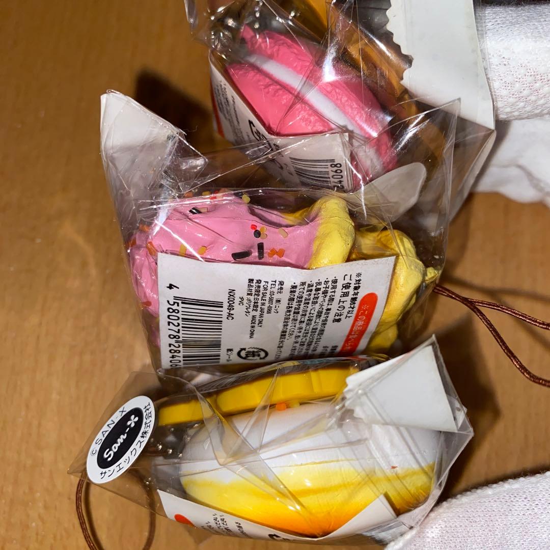 リラックマ＆コリ＆キイ【全９種コンプ　箱付】スイーツバスケット詰合せ　スクイーズ