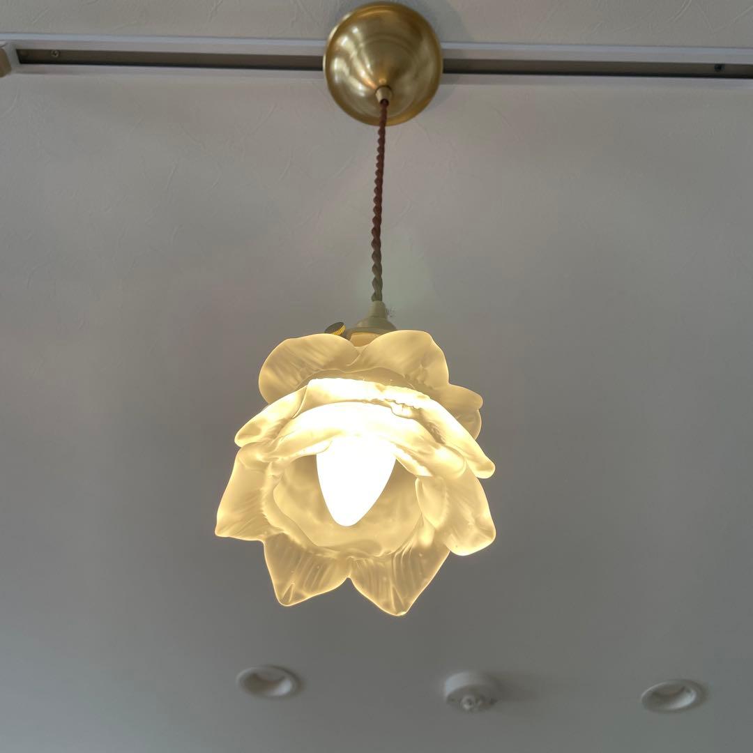 フレンチアンティーク　ランプシェード　ペンダントライト