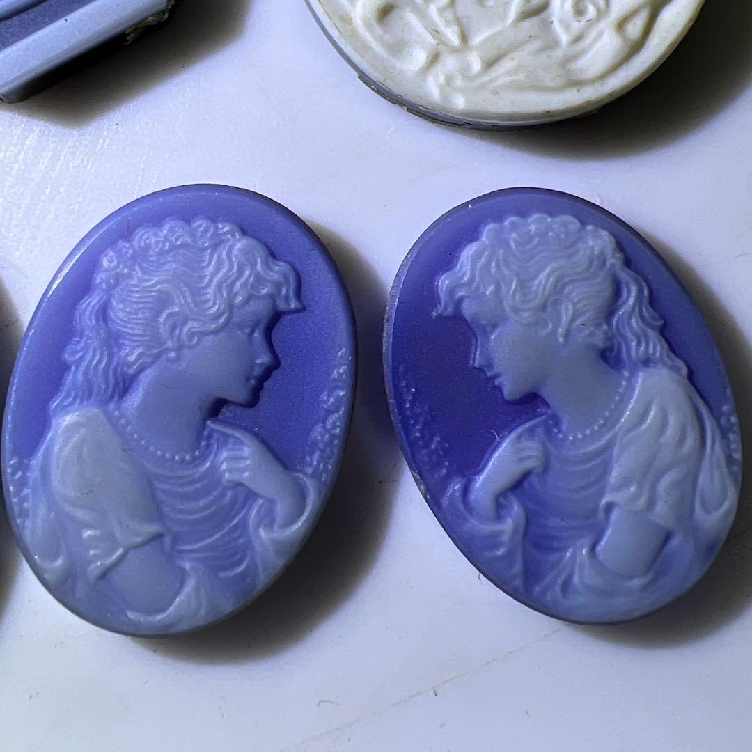 ストーンカメオ7点 26g 東里8-0109☆2F