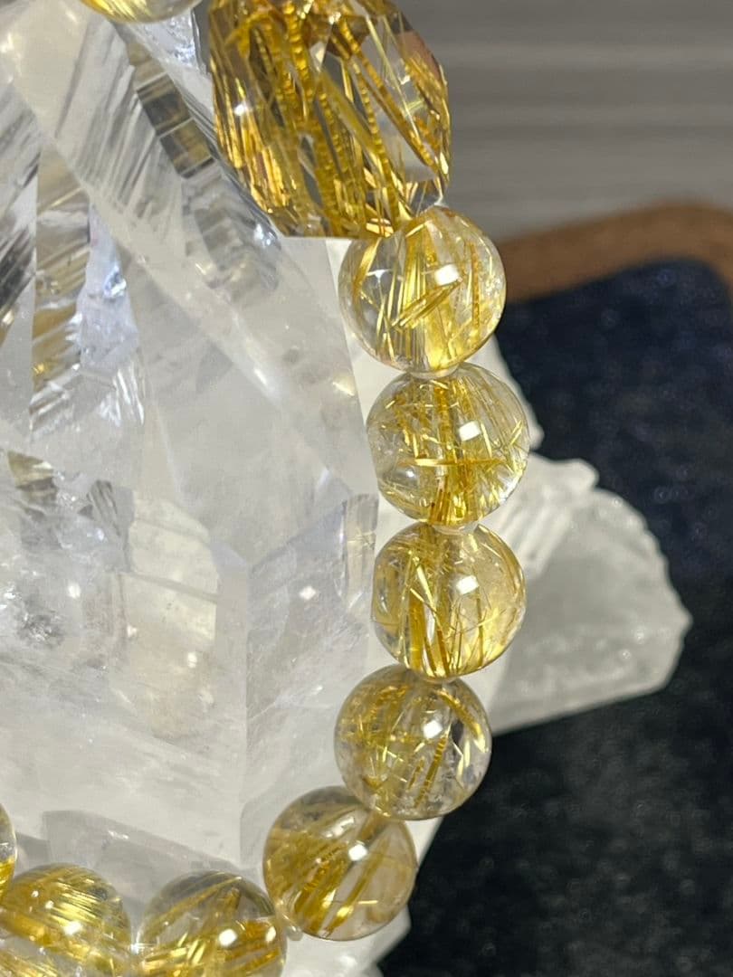 鑑別書付き【極上ルチルクォーツ】