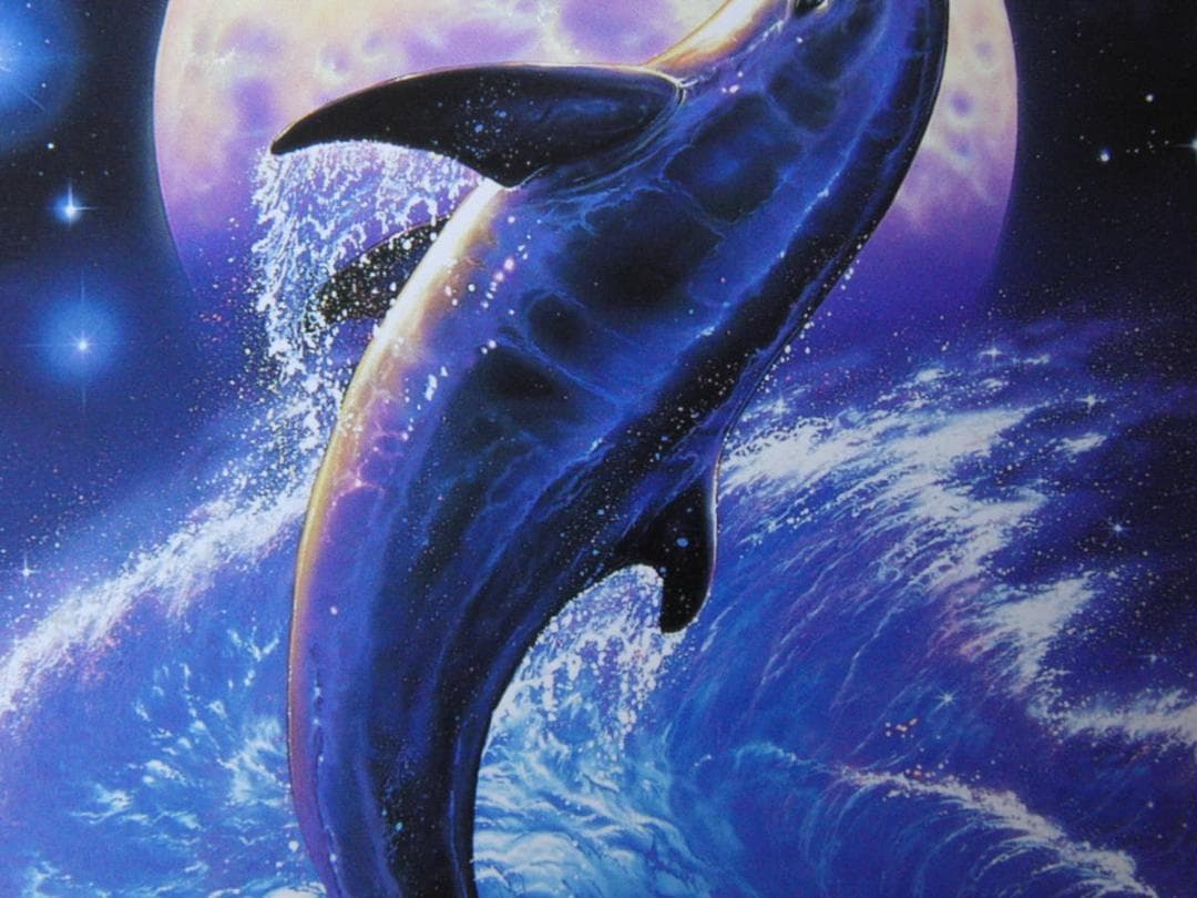 クリスチャン・ラッセン、「バランス オブ ライフ」、希少画集、額装画