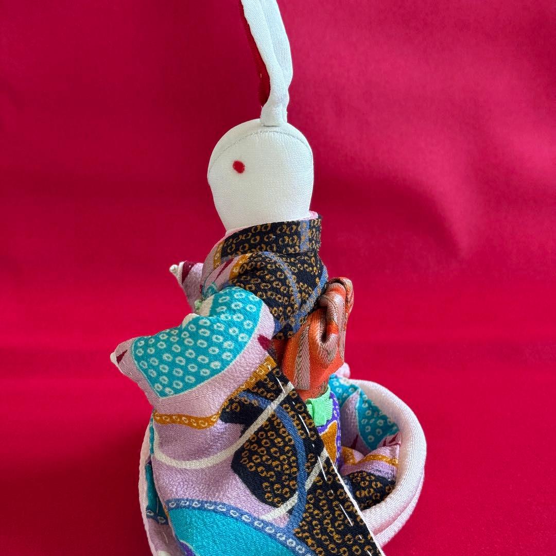 うさぎ雛　兎のひな人形　ちりめん細工